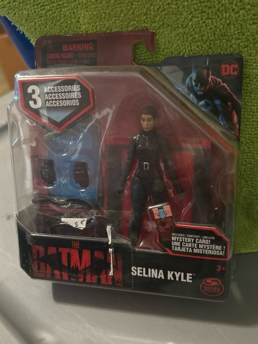 DC Comics Selina Kyle Action Figure - Black, Red, Blue
